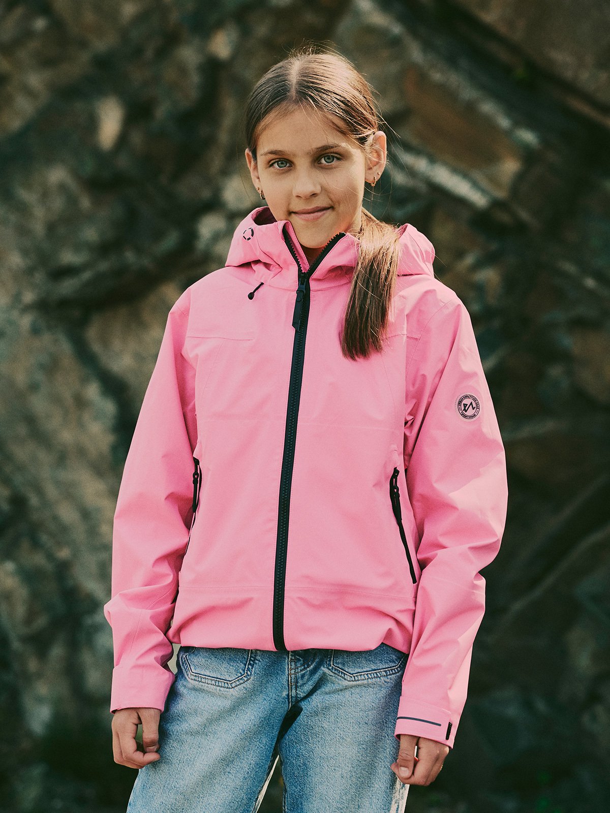 Twentyfour Aurora 3-Lags Skalljakke Junior Rosa