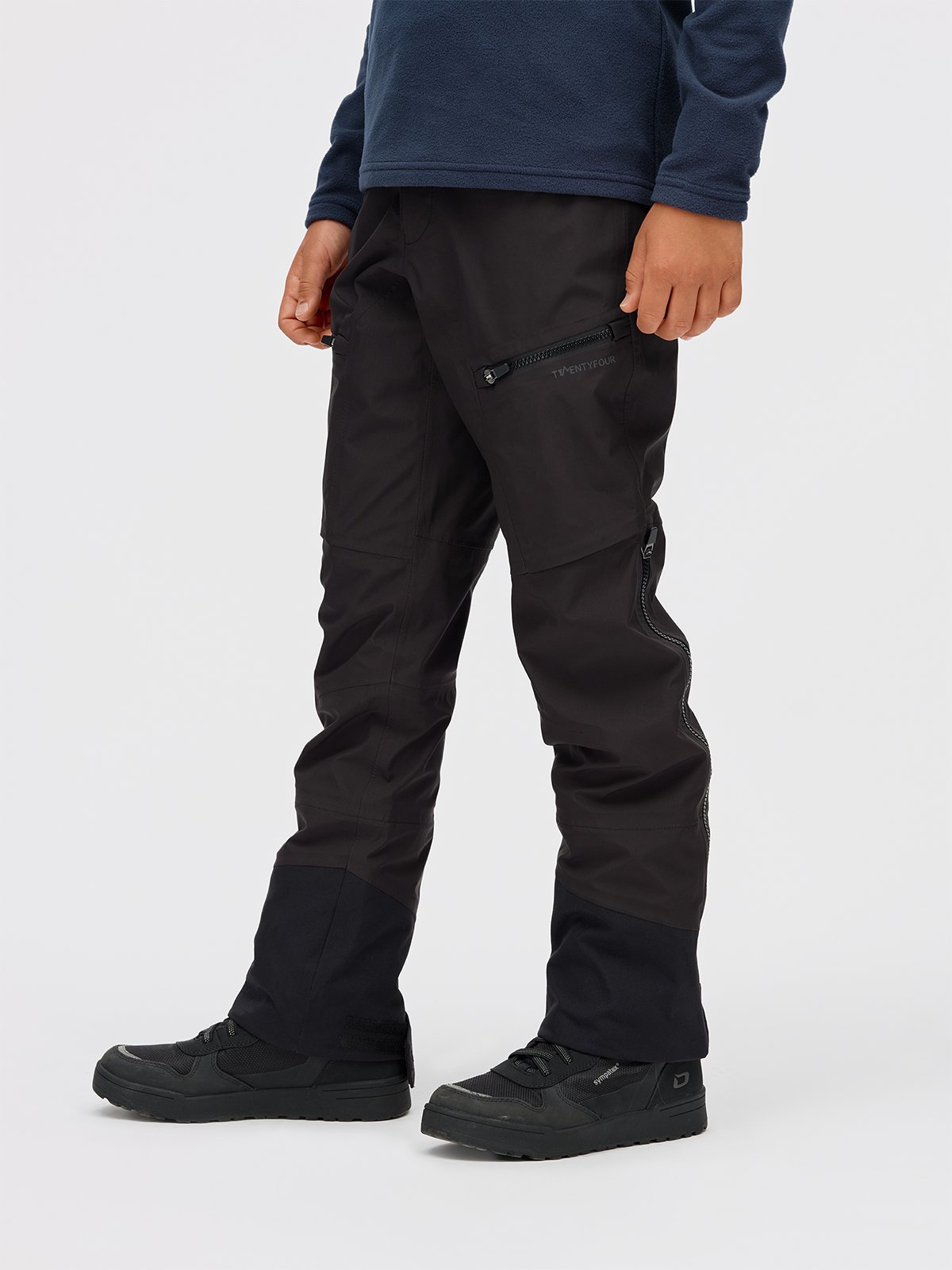 Twentyfour Aurora 3-Lags Skallbukse Junior Sort