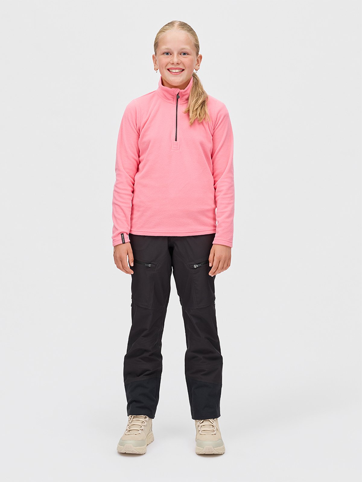 Twentyfour Aurora Half Zip Fleece Junior Rosa