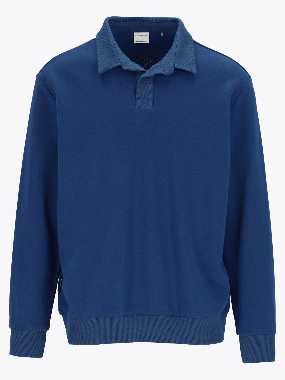Twentyfour Mode Polo Sweater Mørk Blå