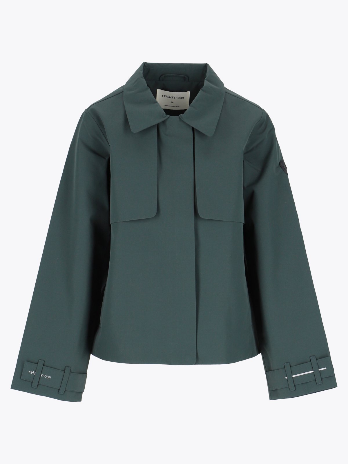 Twentyfour Mode Trench Jakke Dyp grønn
