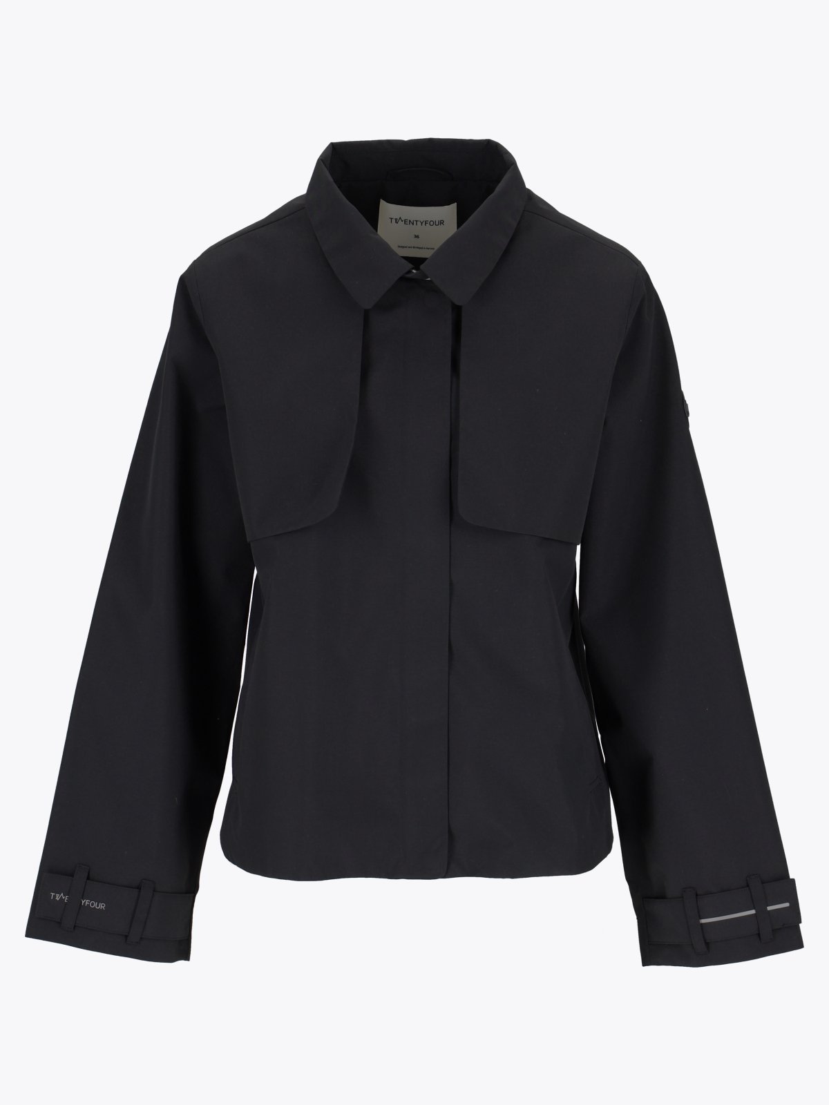 Twentyfour Mode Trench Jakke Sort