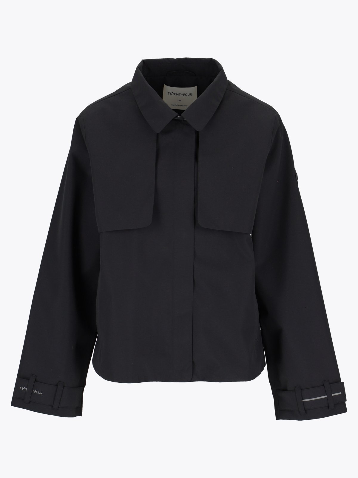 Twentyfour Mode Trench Jakke Sort