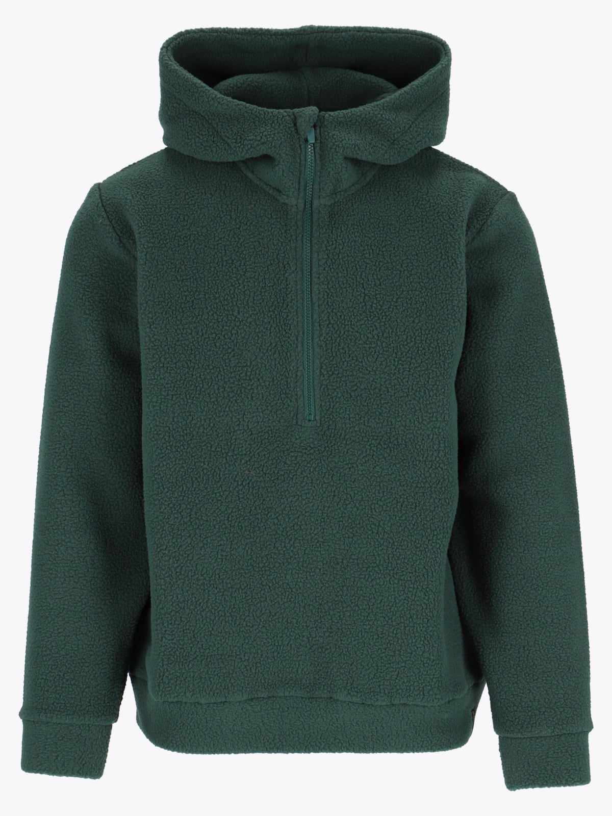 Twentyfour Mode Pile Hood Half Zip Dyp grønn