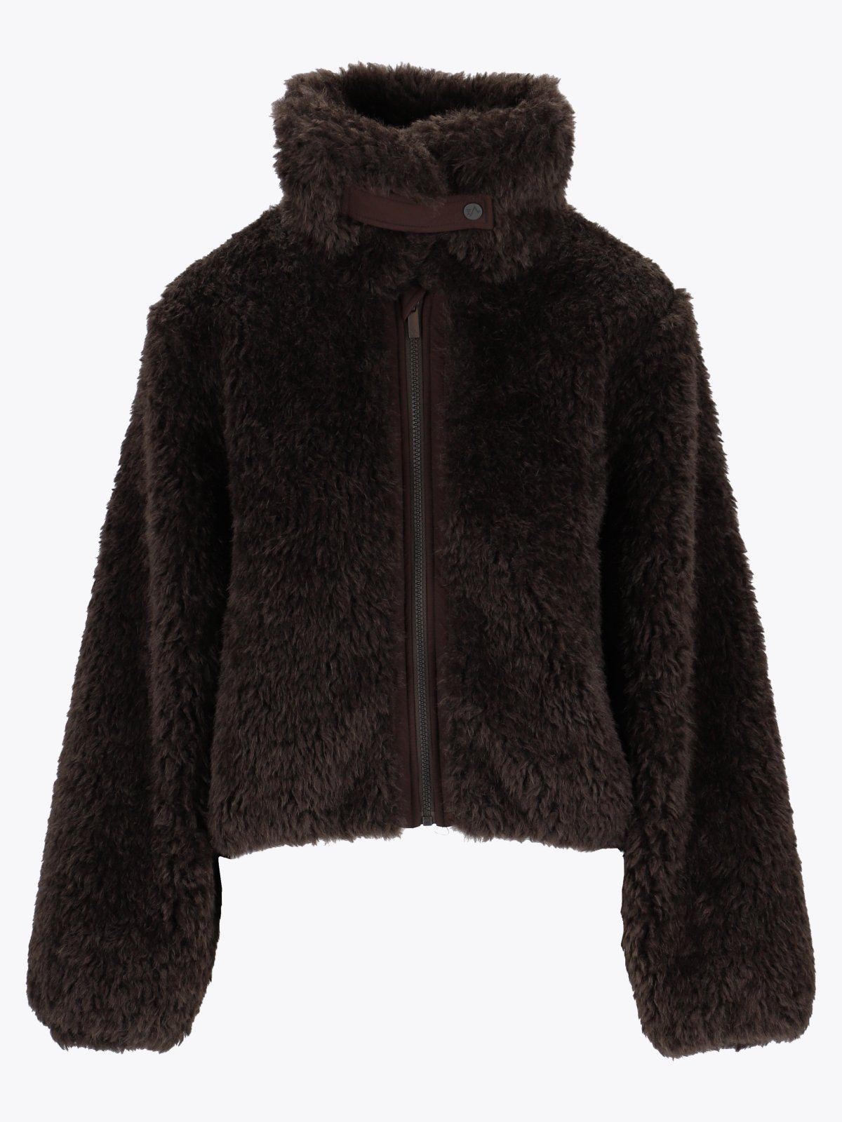 Twentyfour Mode Teddy Jakke Mørk Brun