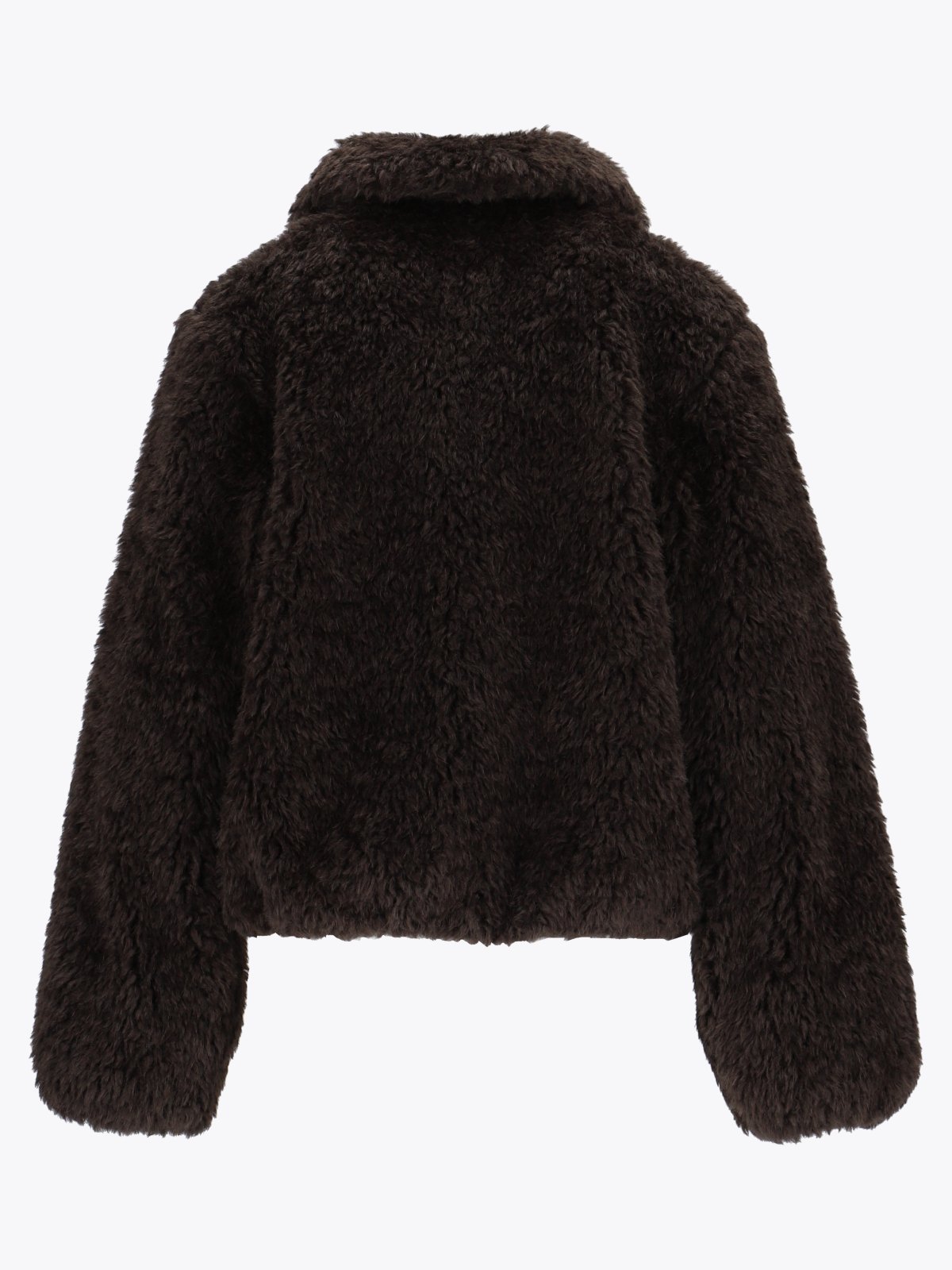 Twentyfour Mode Teddy Jakke Mørk Brun