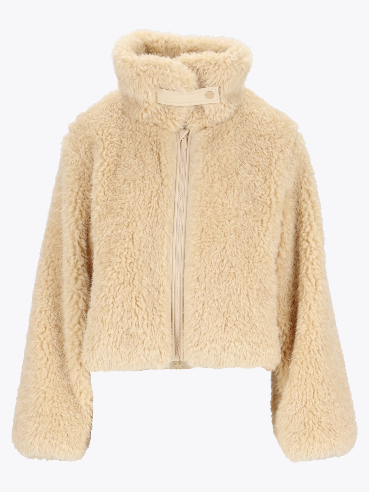 Twentyfour Mode Teddy Jakke Sand
