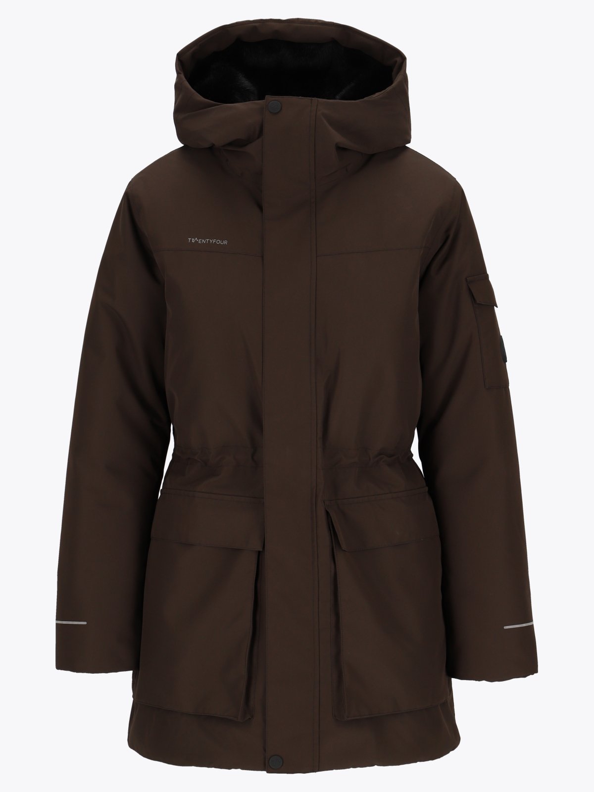 Twentyfour Aurora Anja Parka Mørk Brun