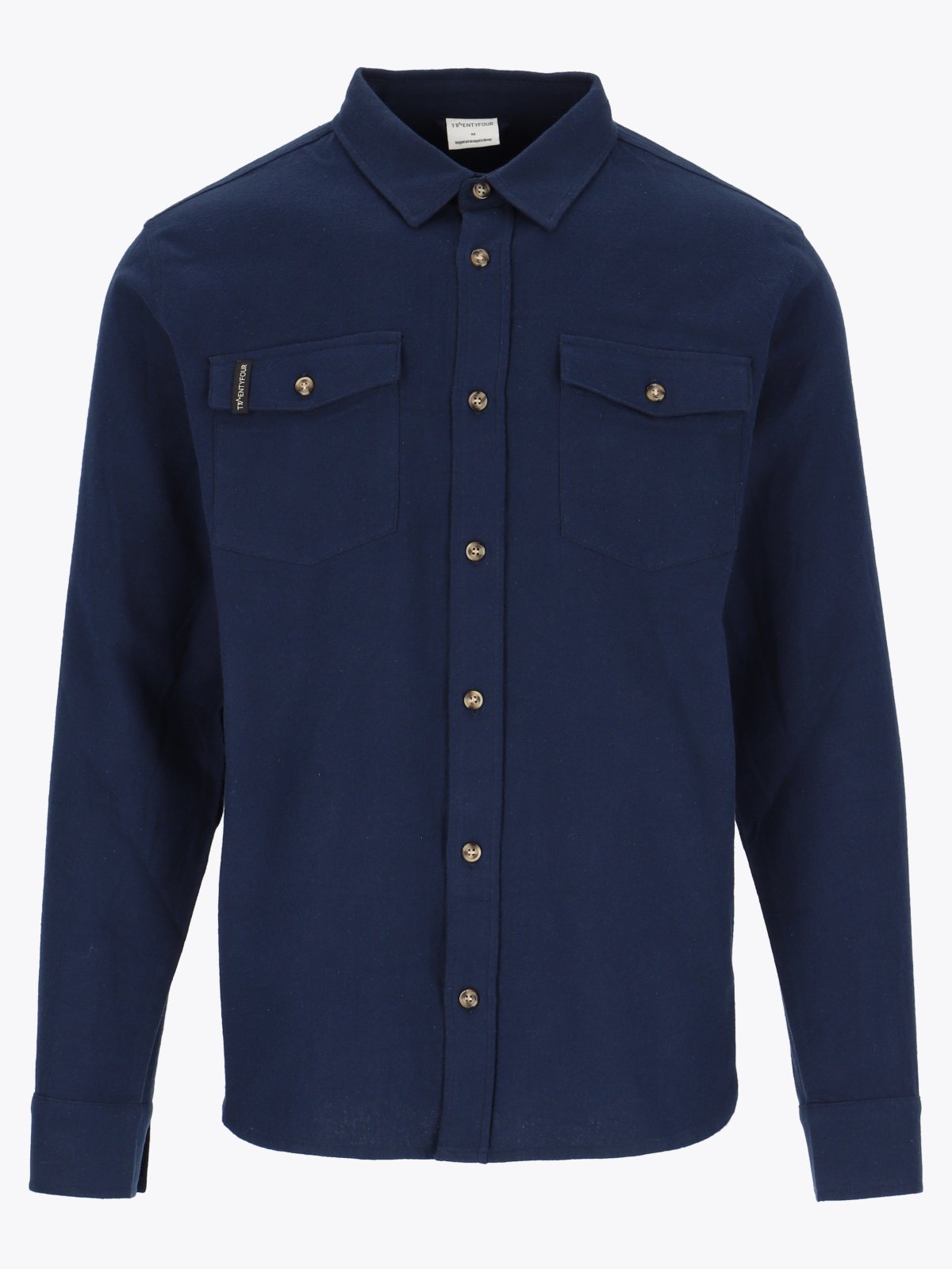 Twentyfour Aurora Flannel Skjorte Blå