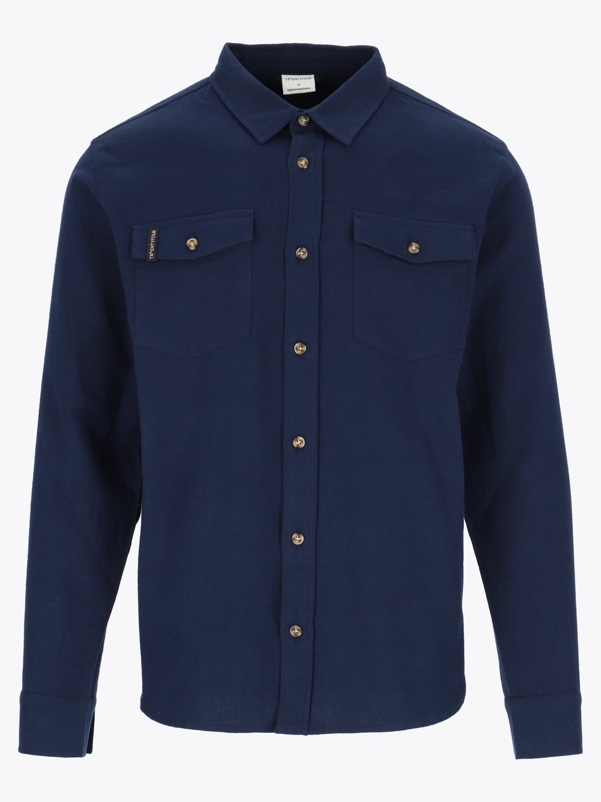 Twentyfour Aurora Flannel Skjorte Blå