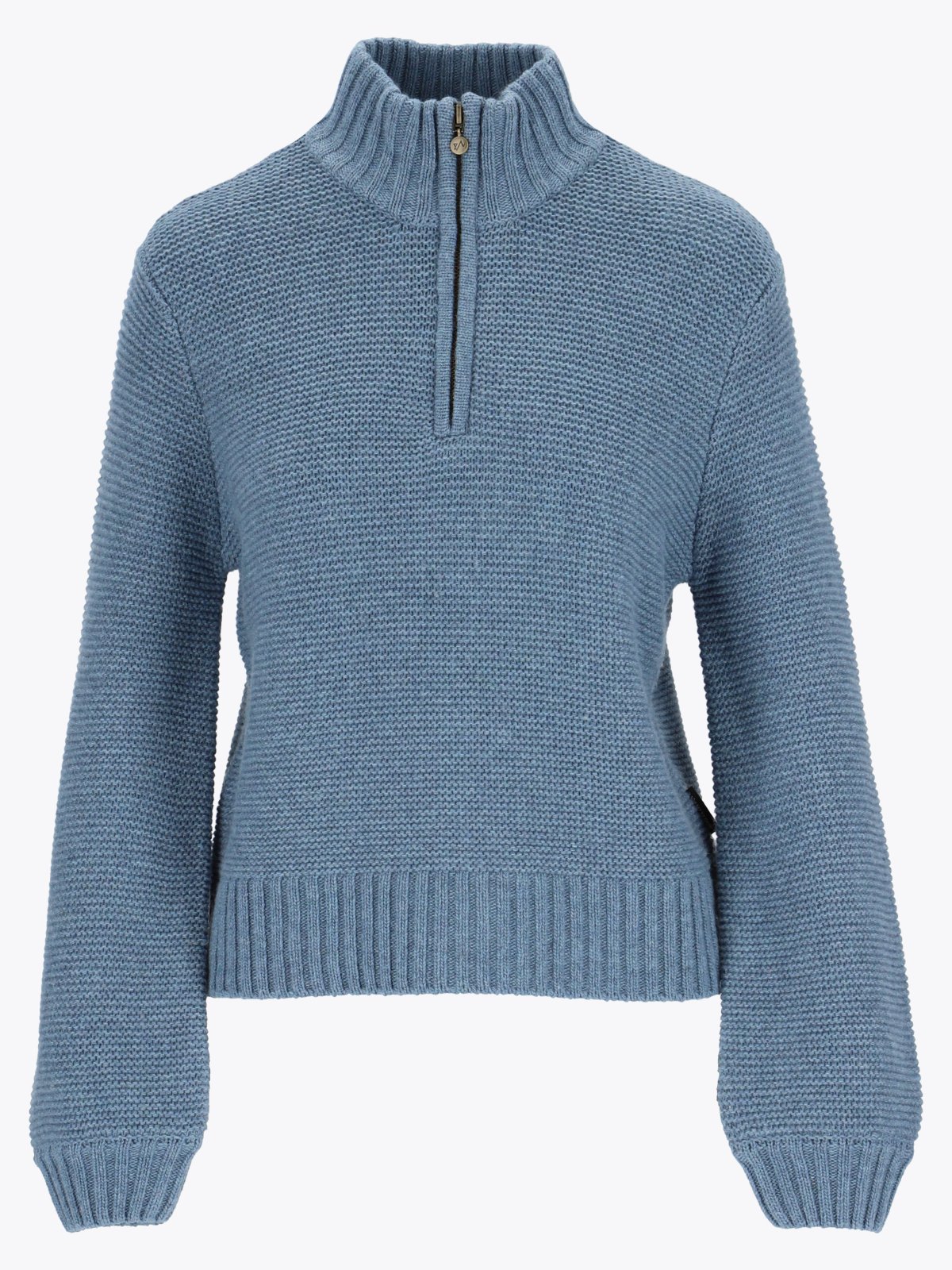 Twentyfour Mode Half Zip Strikk Blå