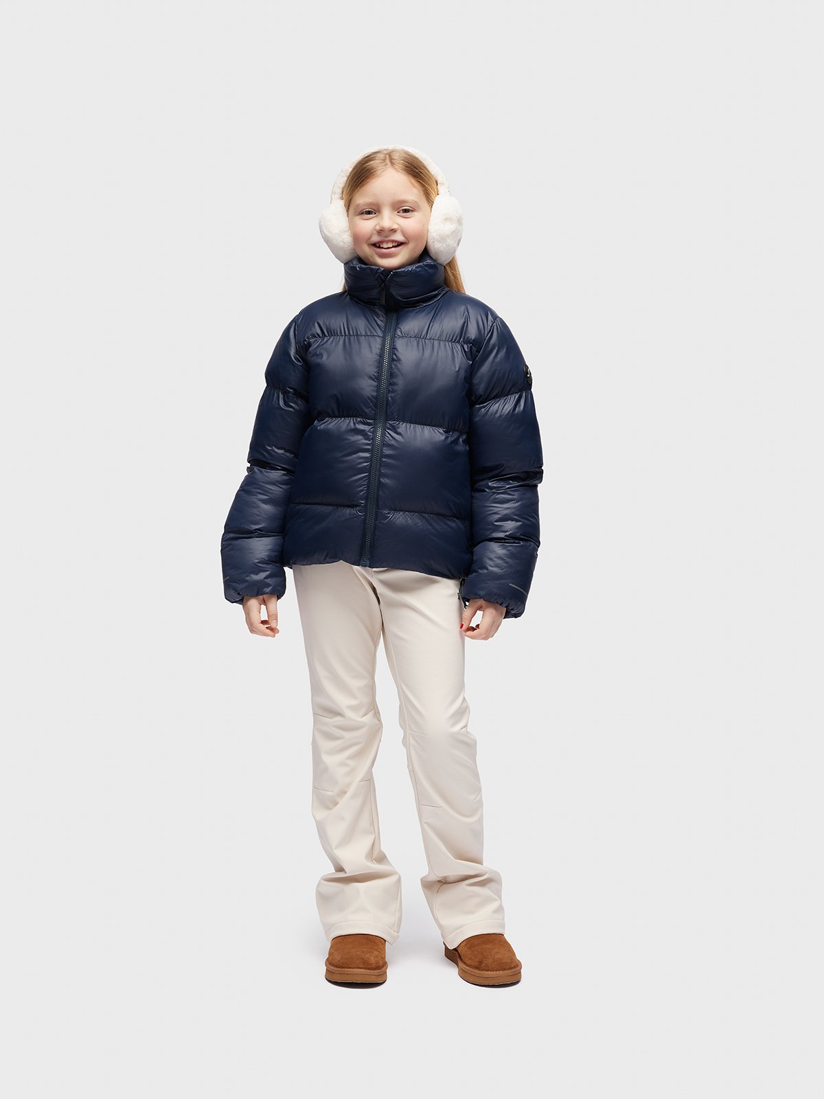 Twentyfour Mode Ava Puffy Jakke Junior Marine