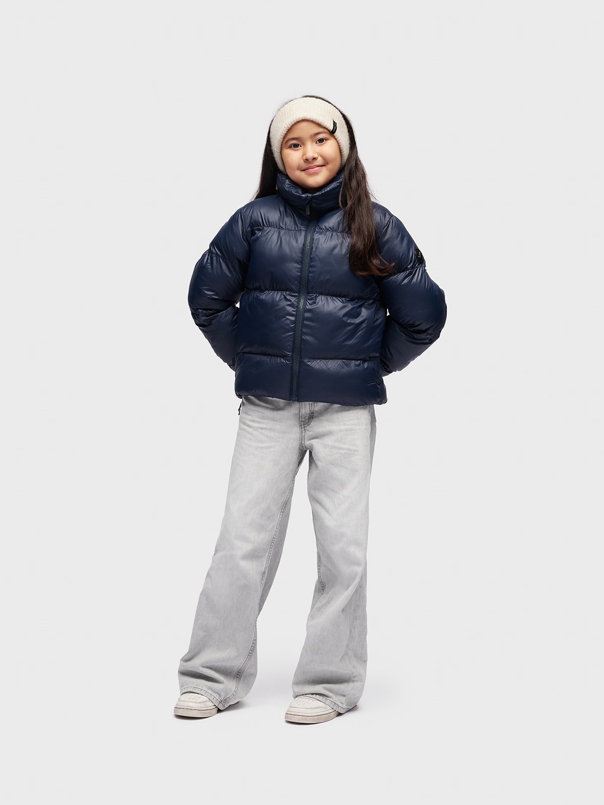 Twentyfour Mode Ava Puffy Jakke Junior Marine