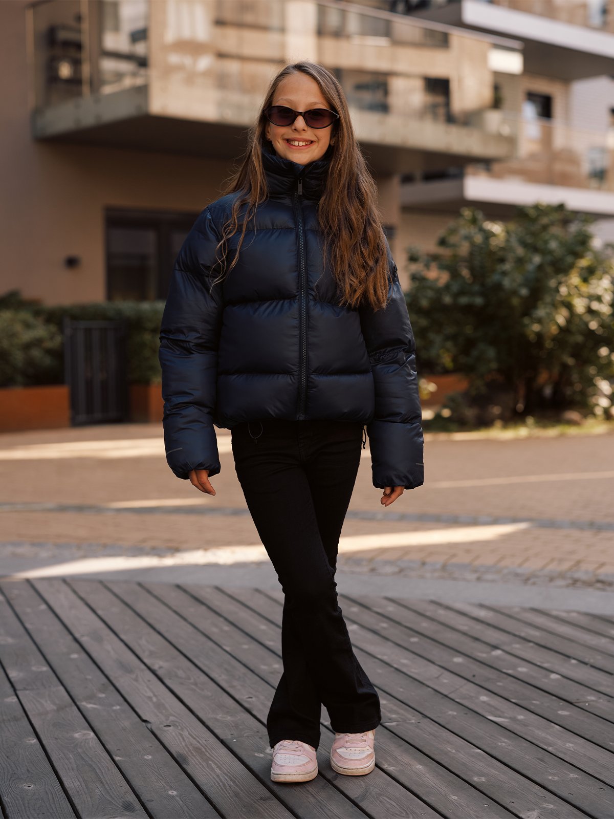 Twentyfour Mode Ava Puffy Jakke Junior Marine