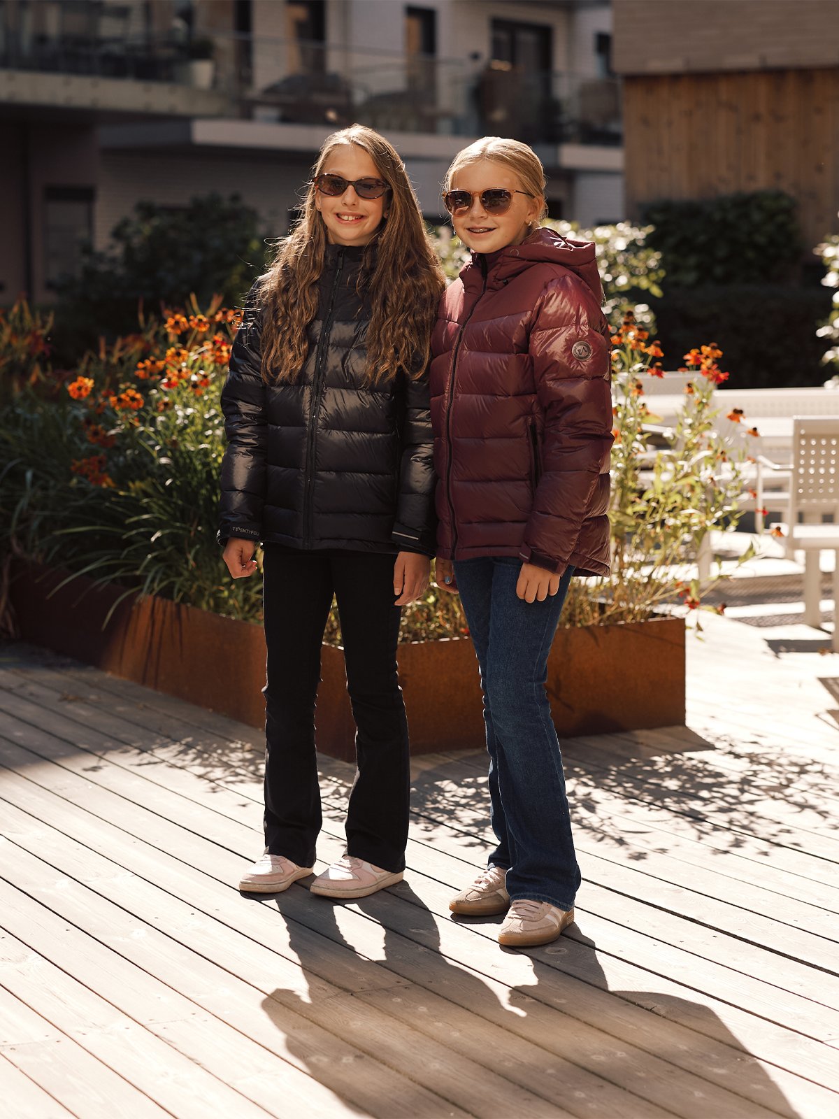 Twentyfour Mode Ava Puffy Jakke Junior Marine