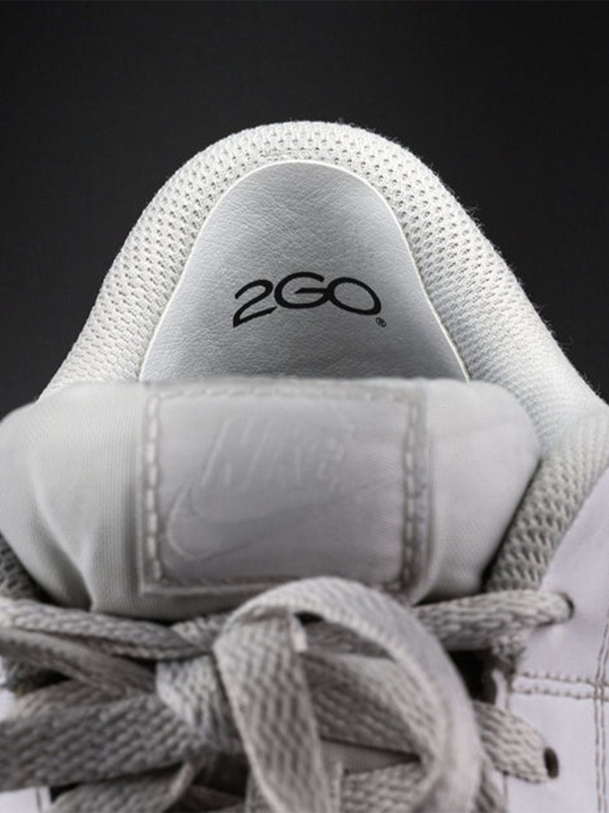 2GO Repair Heel Cap 2 Pair White / Black