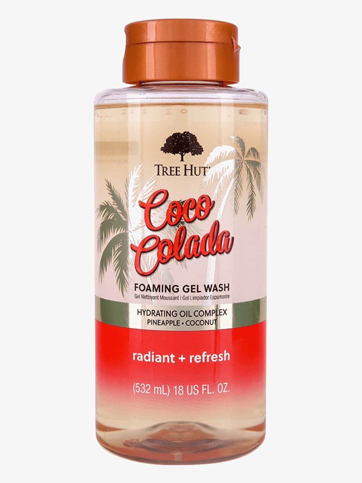 Tree Hut Foaming Gel Wash Coco Colada 532 ml Flerfarget