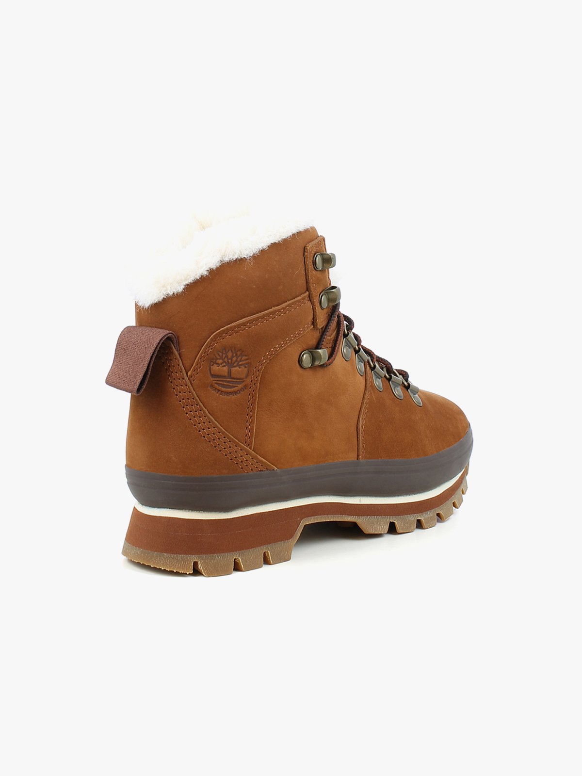 Timberland Euro Hiker Fur Lined Waterproof Boot Saddle Numbuck