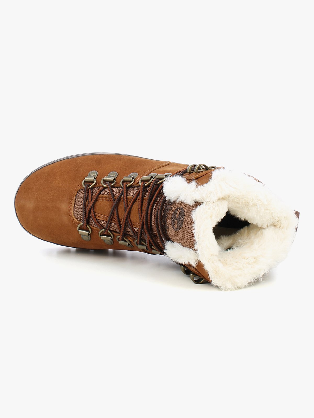 Timberland Euro Hiker Fur Lined Waterproof Boot Saddle Numbuck