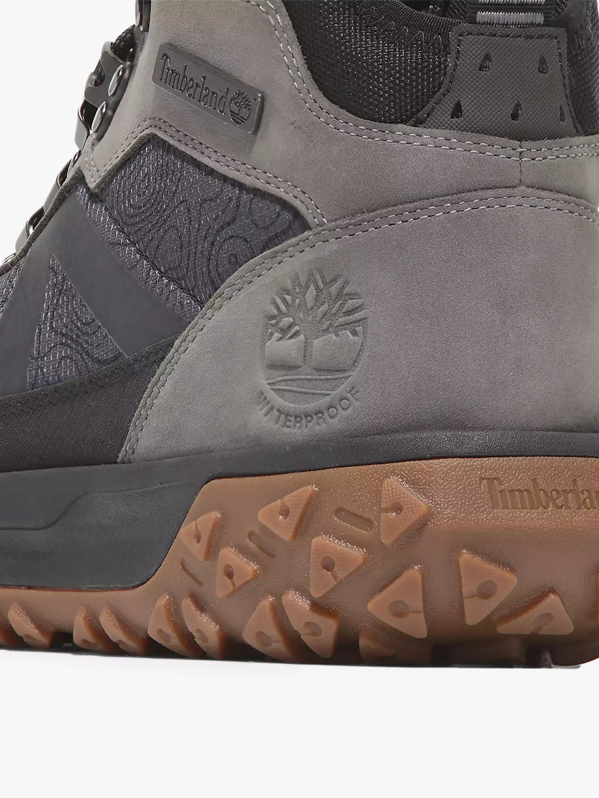 Timberland GreenStride™ Motion 6 Mid Lace-Up Waterproof Hiking Boot Grey Nubuck