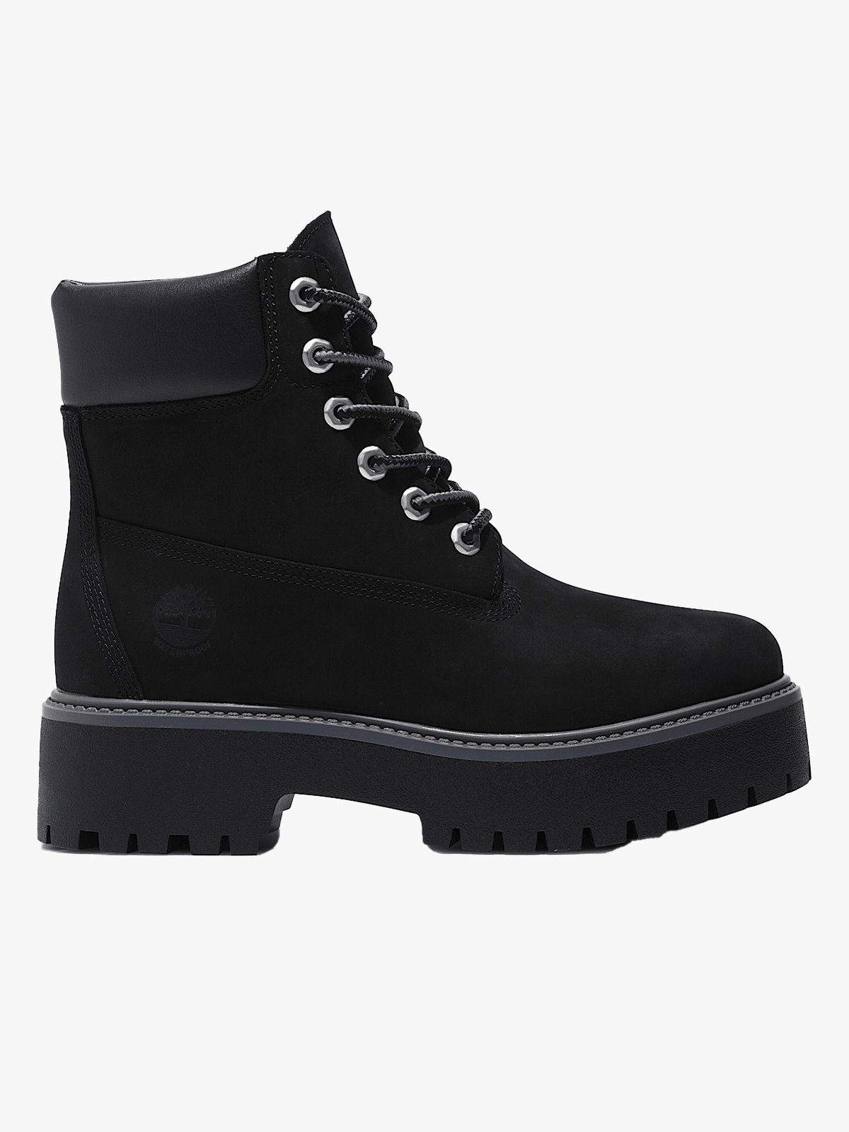 Timberland Stone Street 6 Inch Waterproof Jet Black