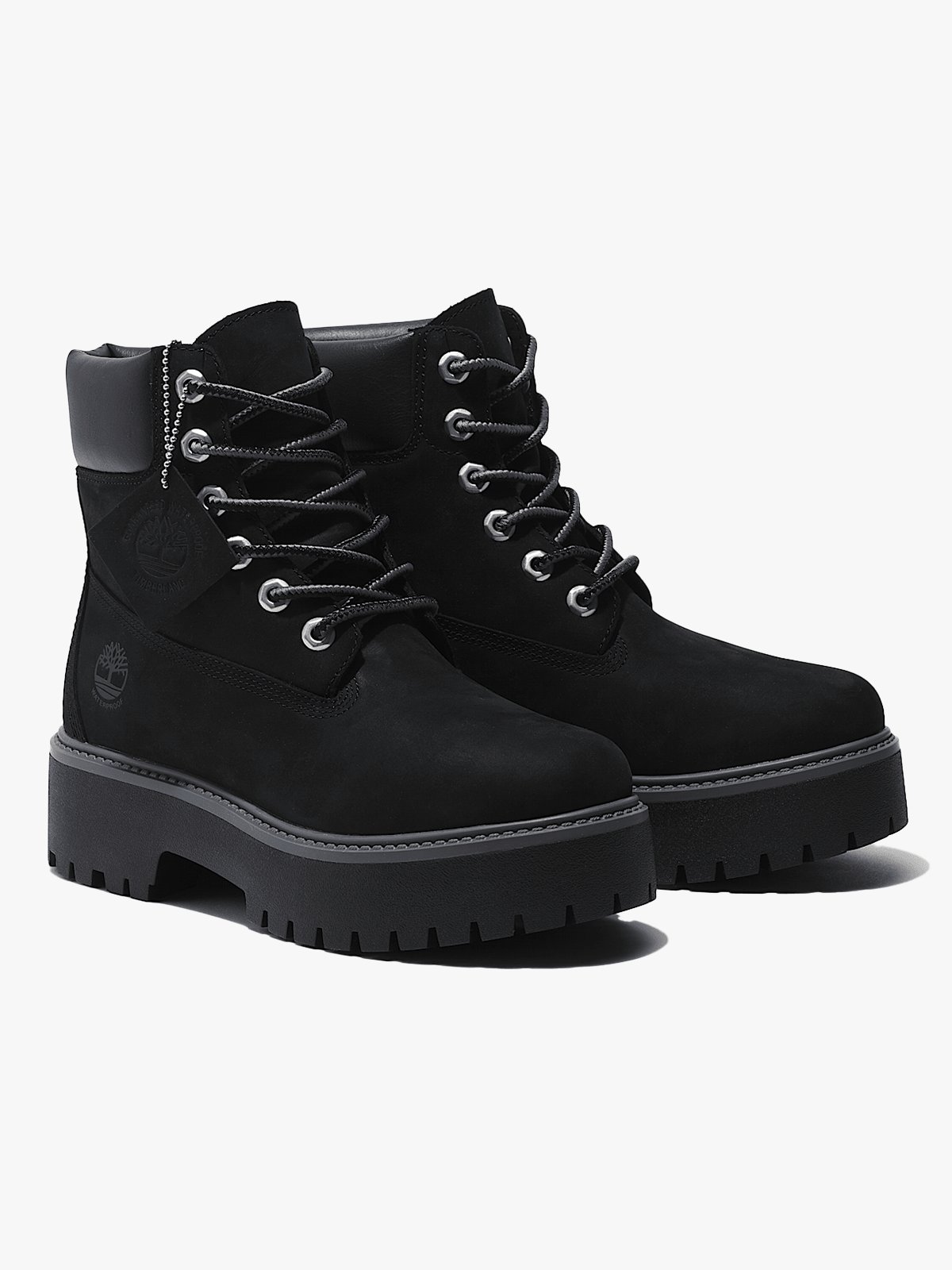 Timberland Stone Street 6 Inch Waterproof Jet Black