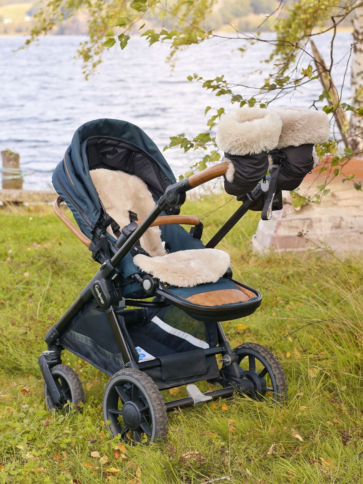 Tinkafu Lammeskinn Seatliner Taupe