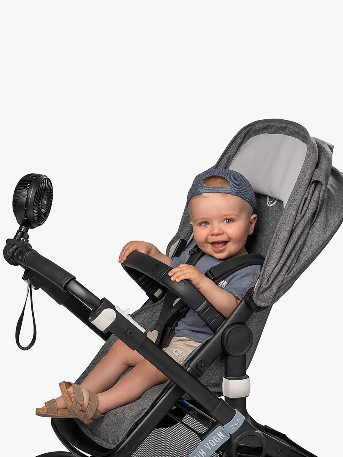 Tinkafu Vifte Barnvogn Svart