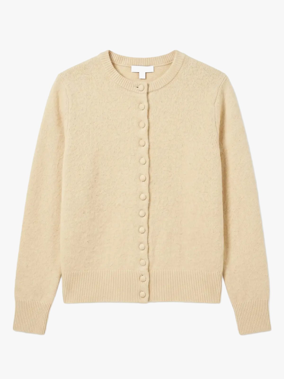 Topshop Sia Knitted Cardigan Ivory Cream