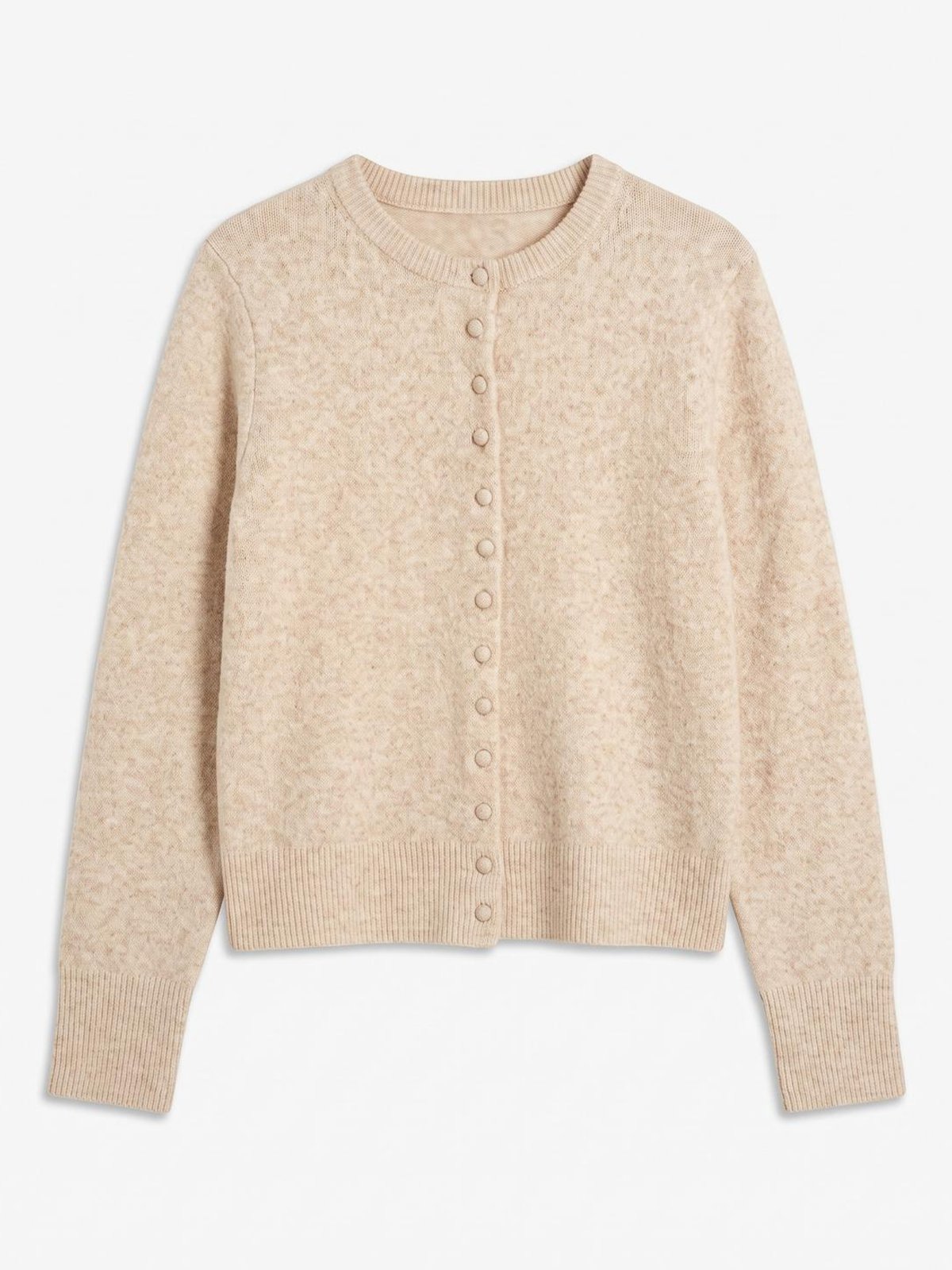 Topshop Sia Knitted Cardigan Ivory Cream