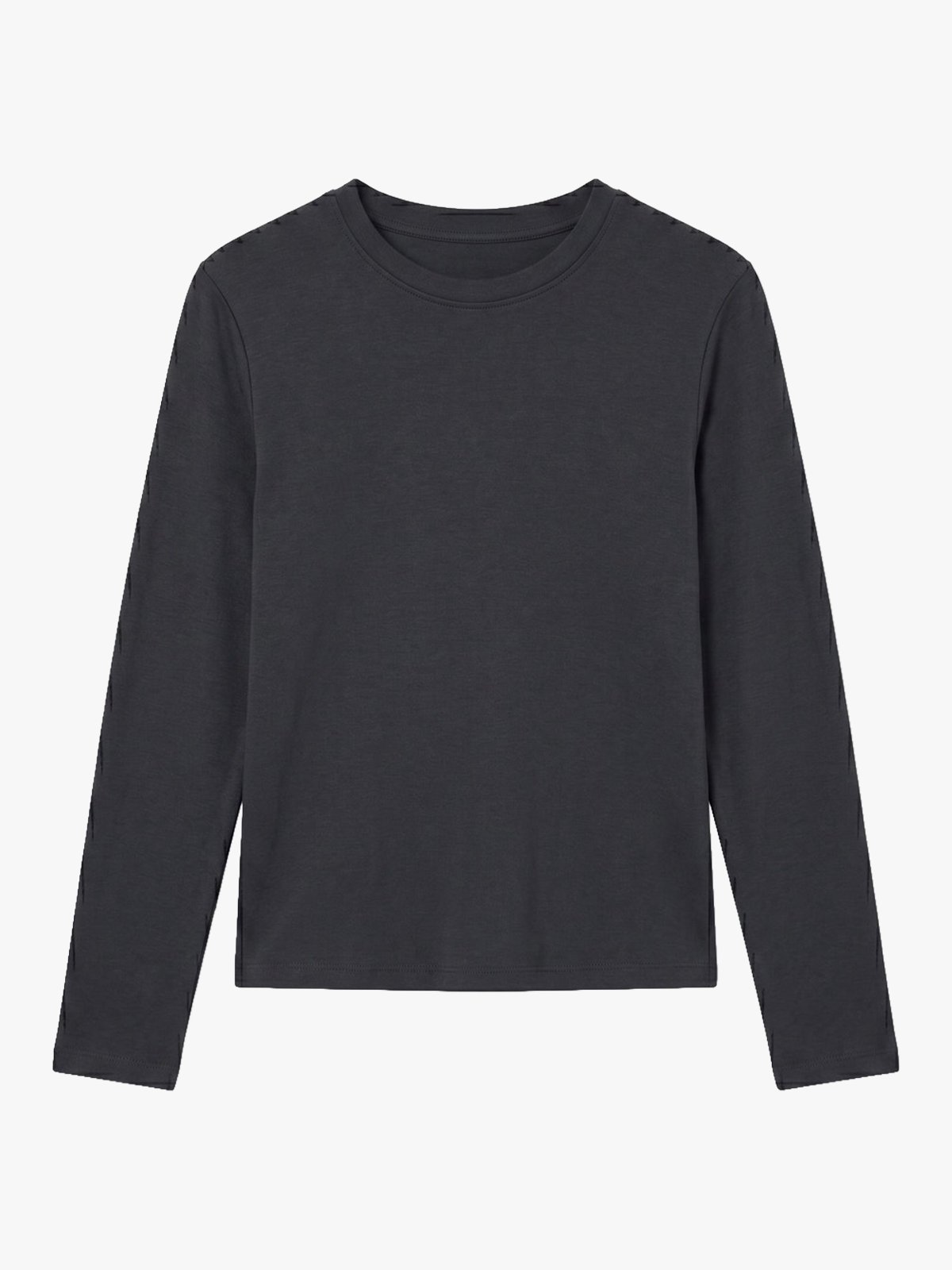 Topshop Everyday Long Sleeve Top Black