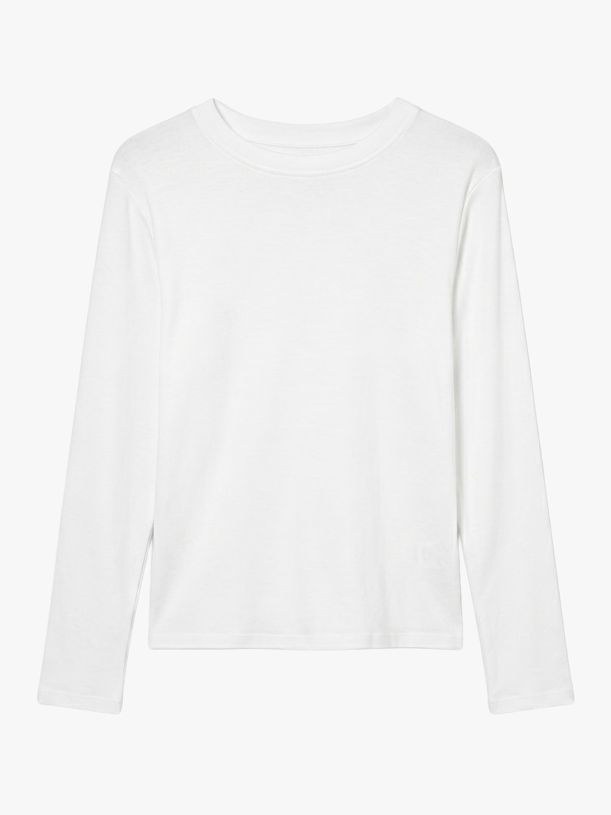 Topshop Everyday Long Sleeve Top White