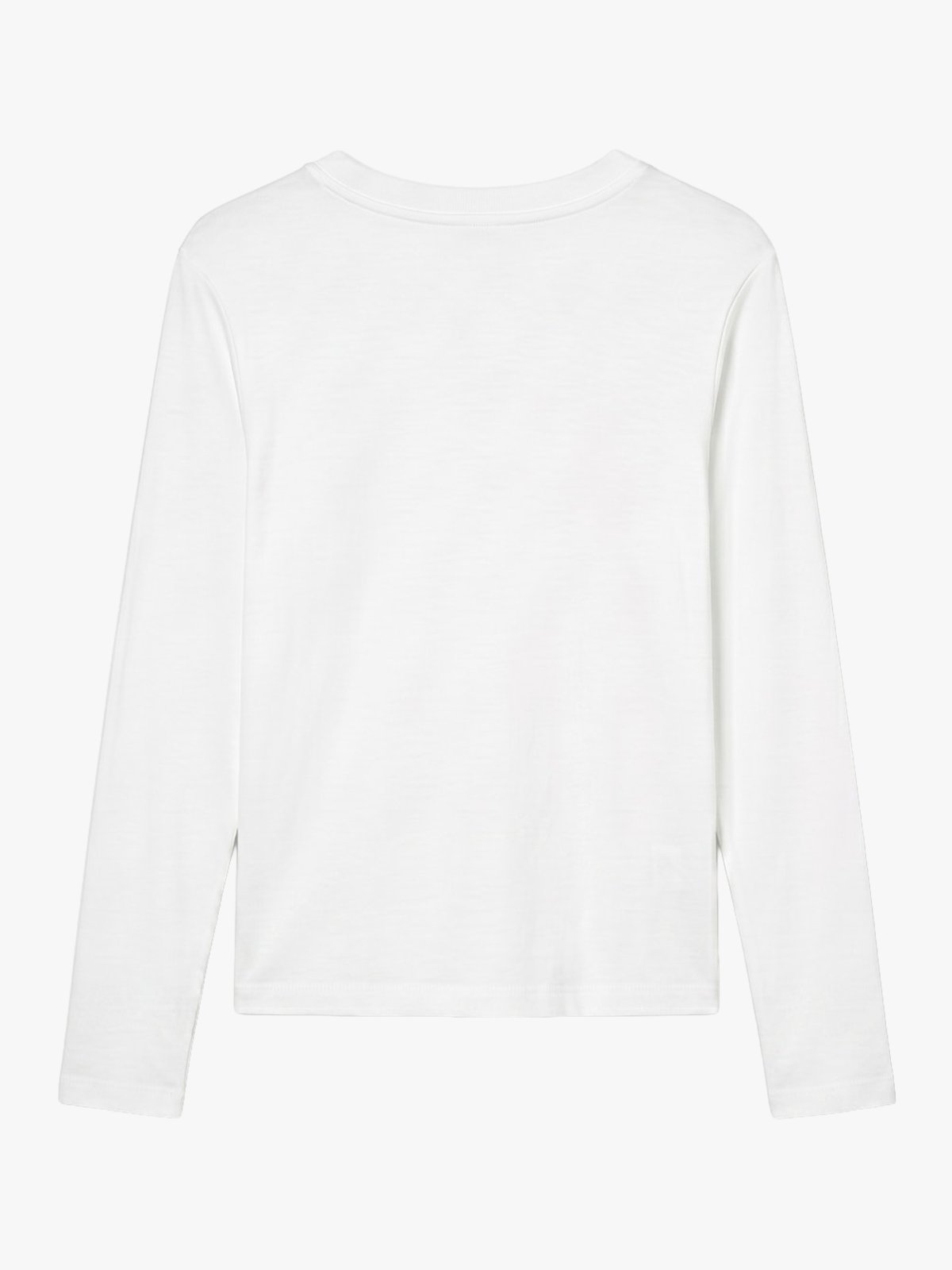 Topshop Everyday Long Sleeve Top White
