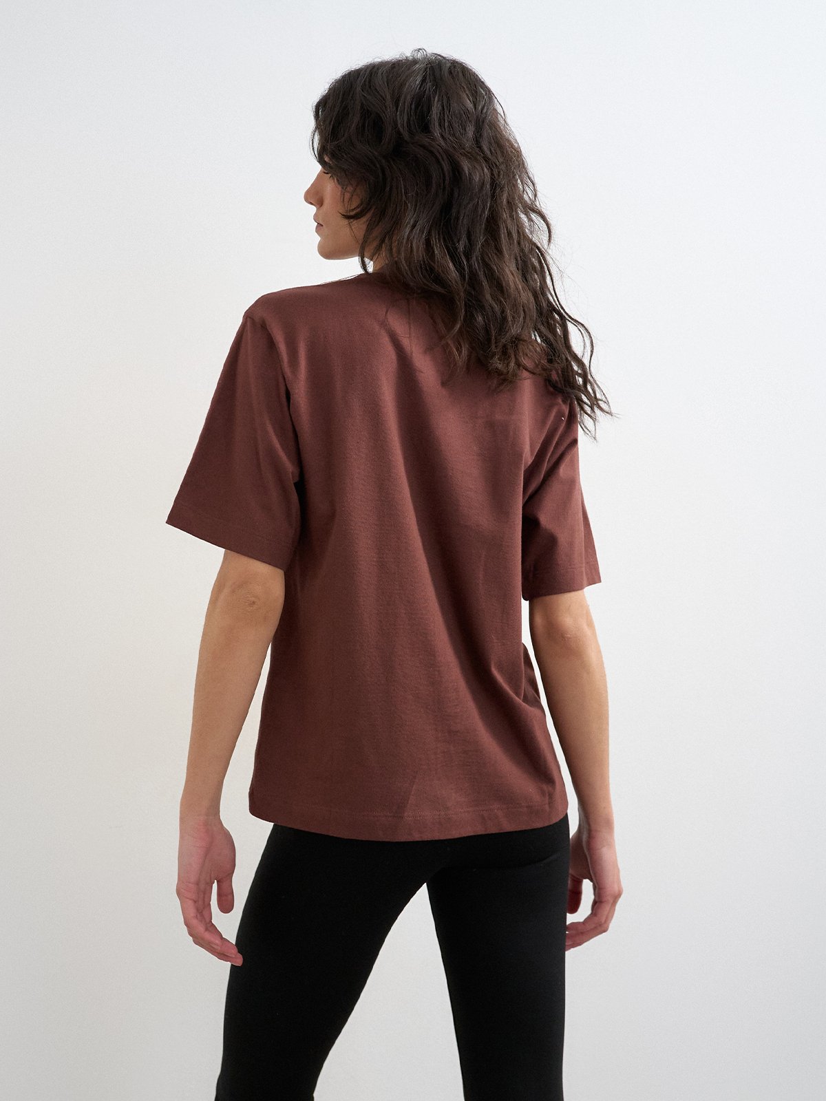 Topshop Premium T-Shirt Deep Mahogany