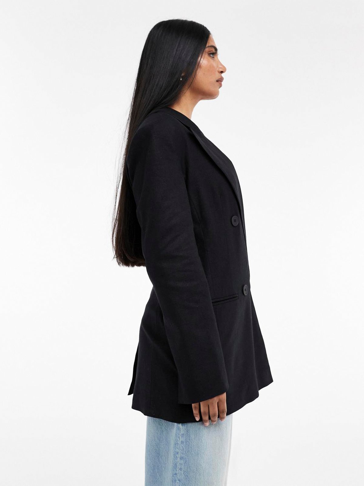 Topshop Isabella Blazer Black