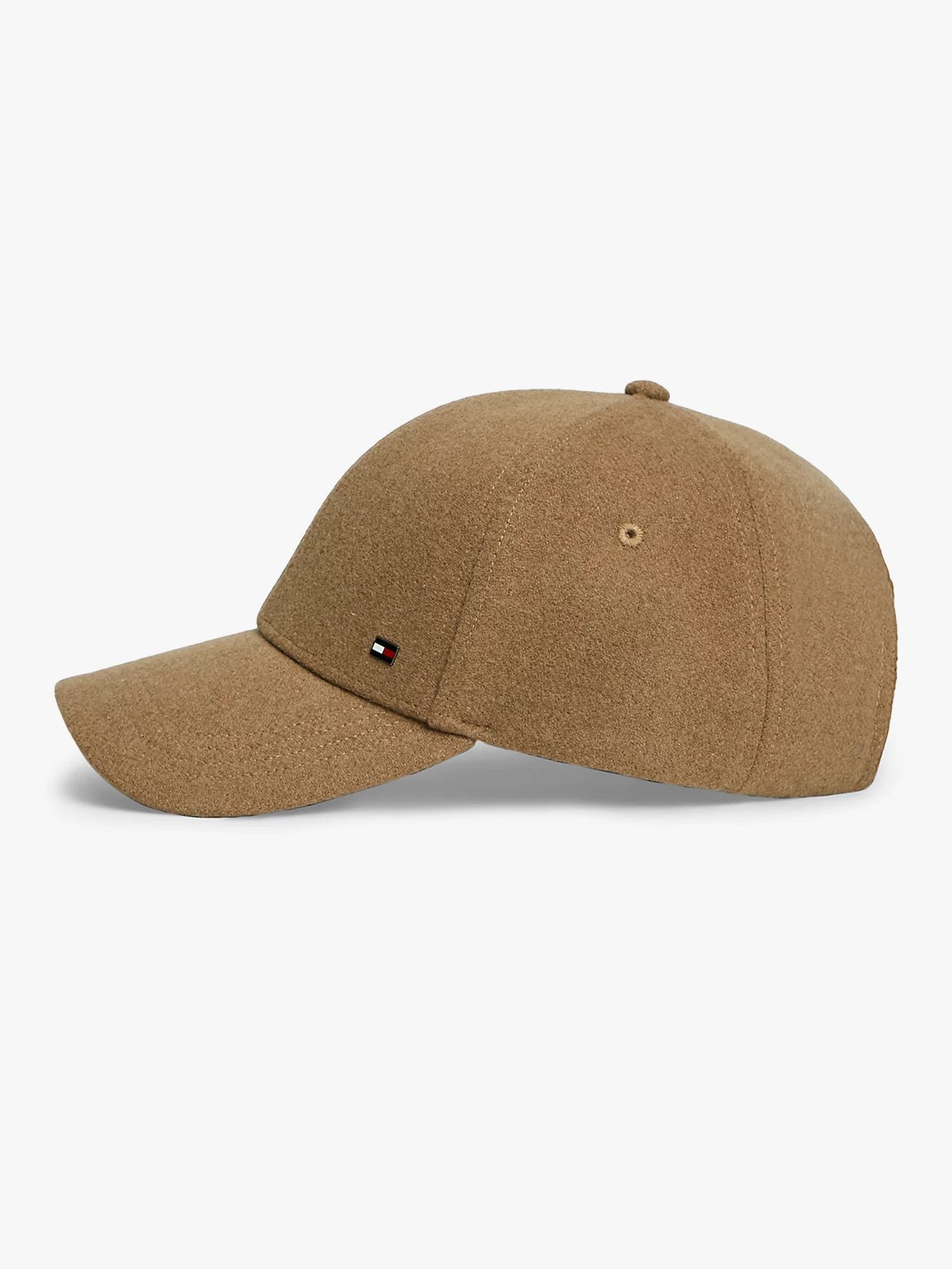 Tommy Hilfiger 6 Panel Melton Cap Vintage Camel