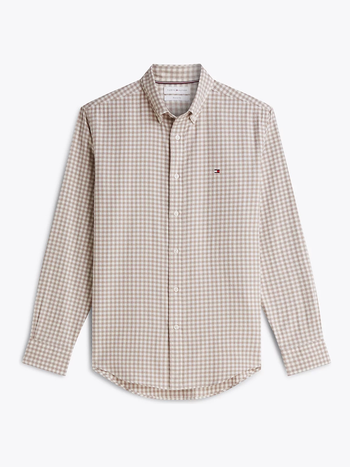 Tommy Hilfiger Flannel Gingham Dobby Coastal Taupe / Check
