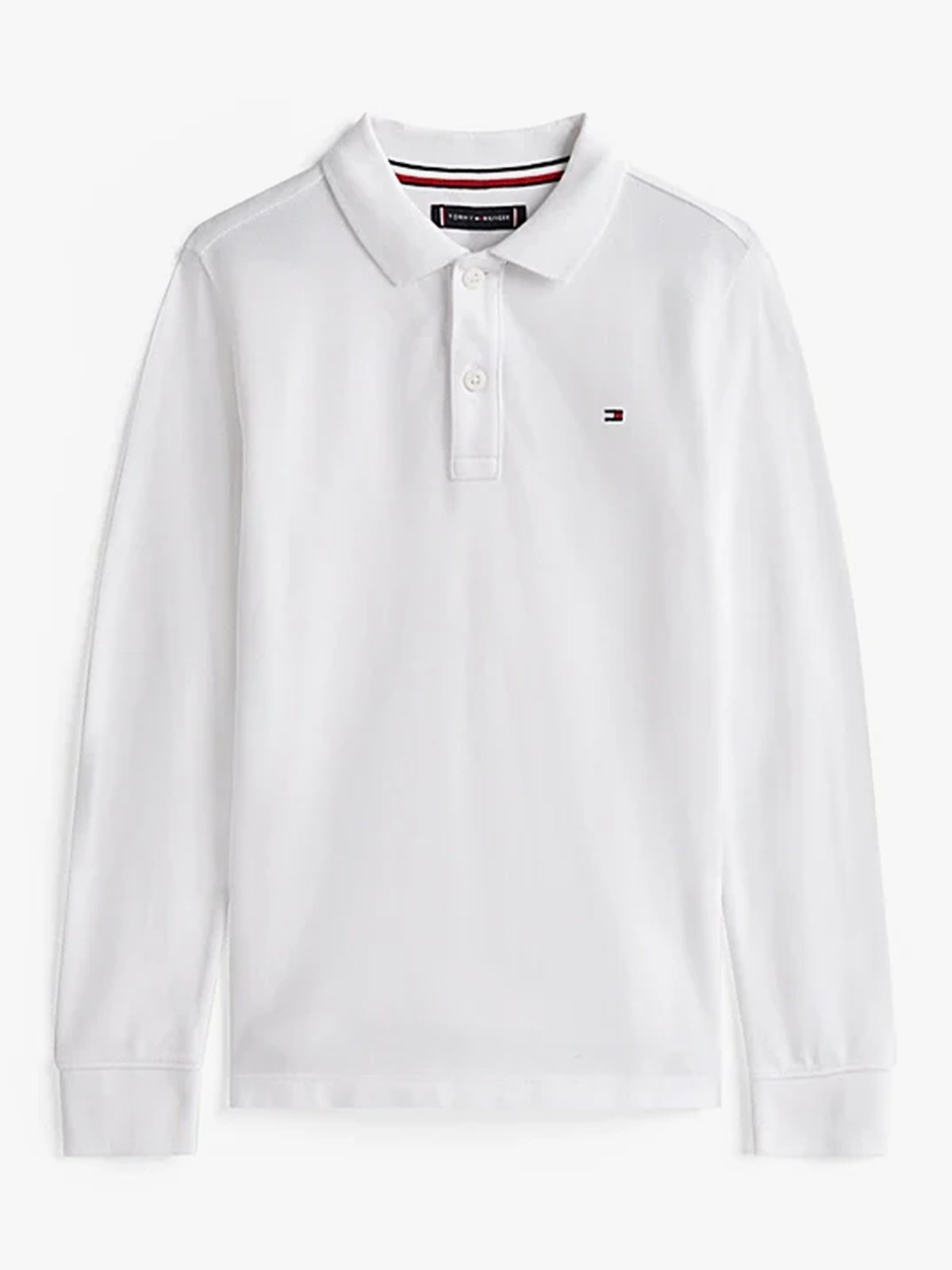 Tommy Hilfiger Reg Polo Long Sleeve Hvit