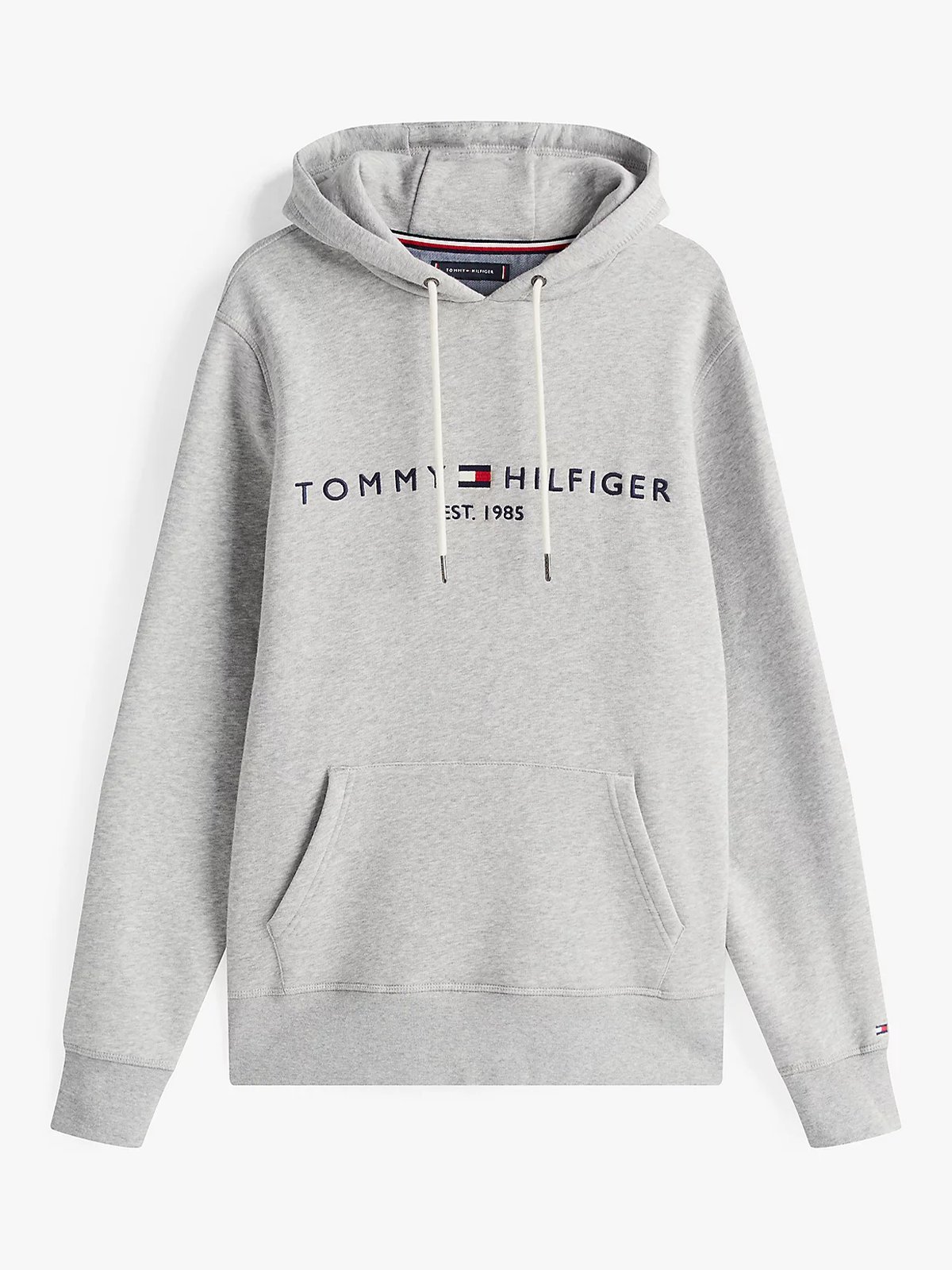 Tommy Hilfiger Core Tommy Logo Hoody Cloud Htr