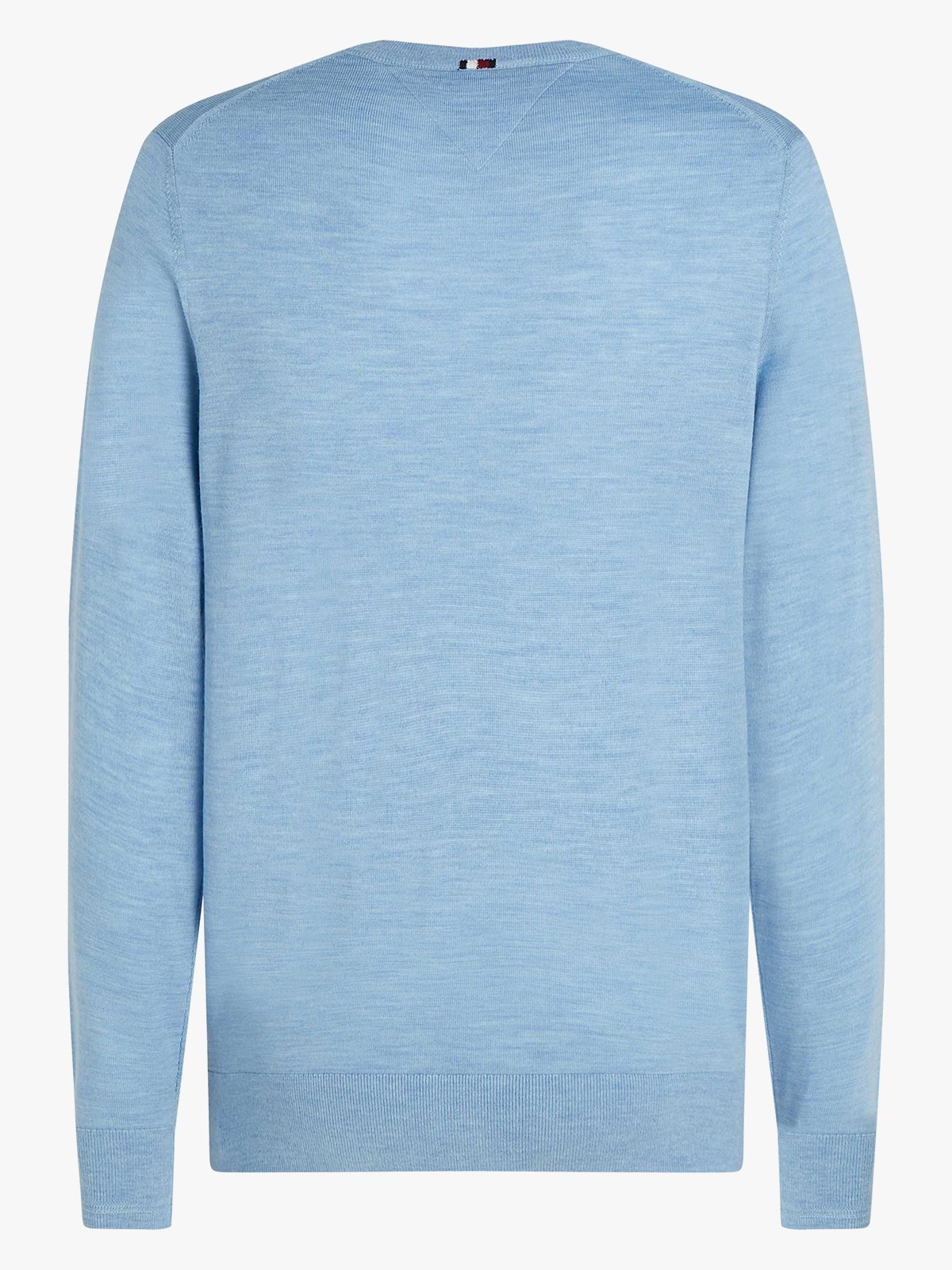 Tommy Hilfiger DC Fine Gauge Merino Crew Neck Vessel Blue Heather