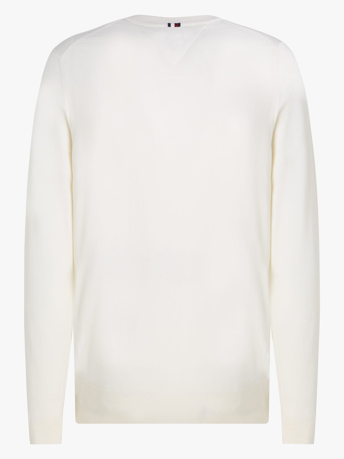 Tommy Hilfiger DC Fine Gauge Merino Crew Neck Ecru