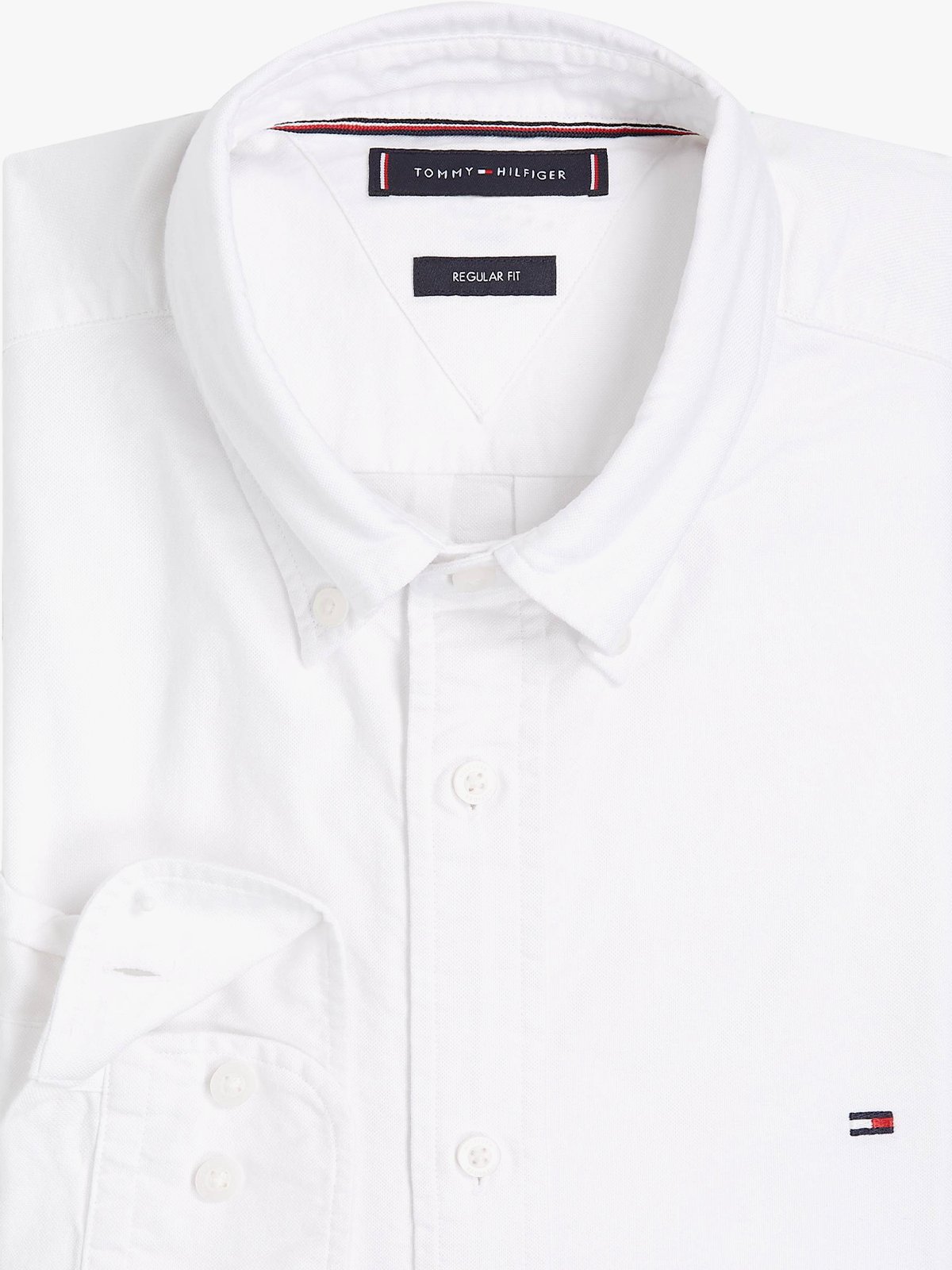 Tommy Hilfiger Solid Heritage Oxford RF Shirt Optic White