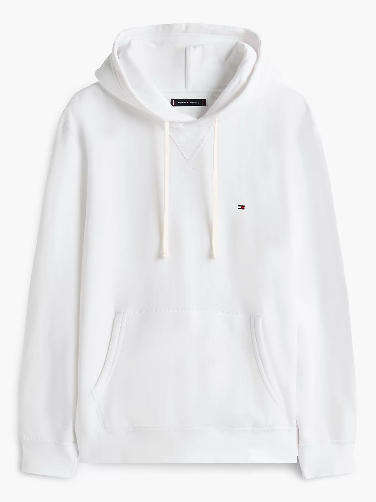 Tommy Hilfiger Essential Fleece Hoody White