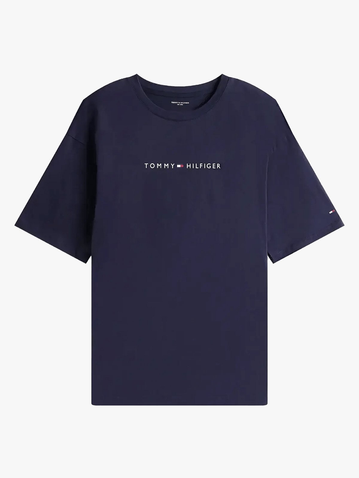 Tommy Hilfiger Short Sleeve Tee Cont. Logo Desert Sky