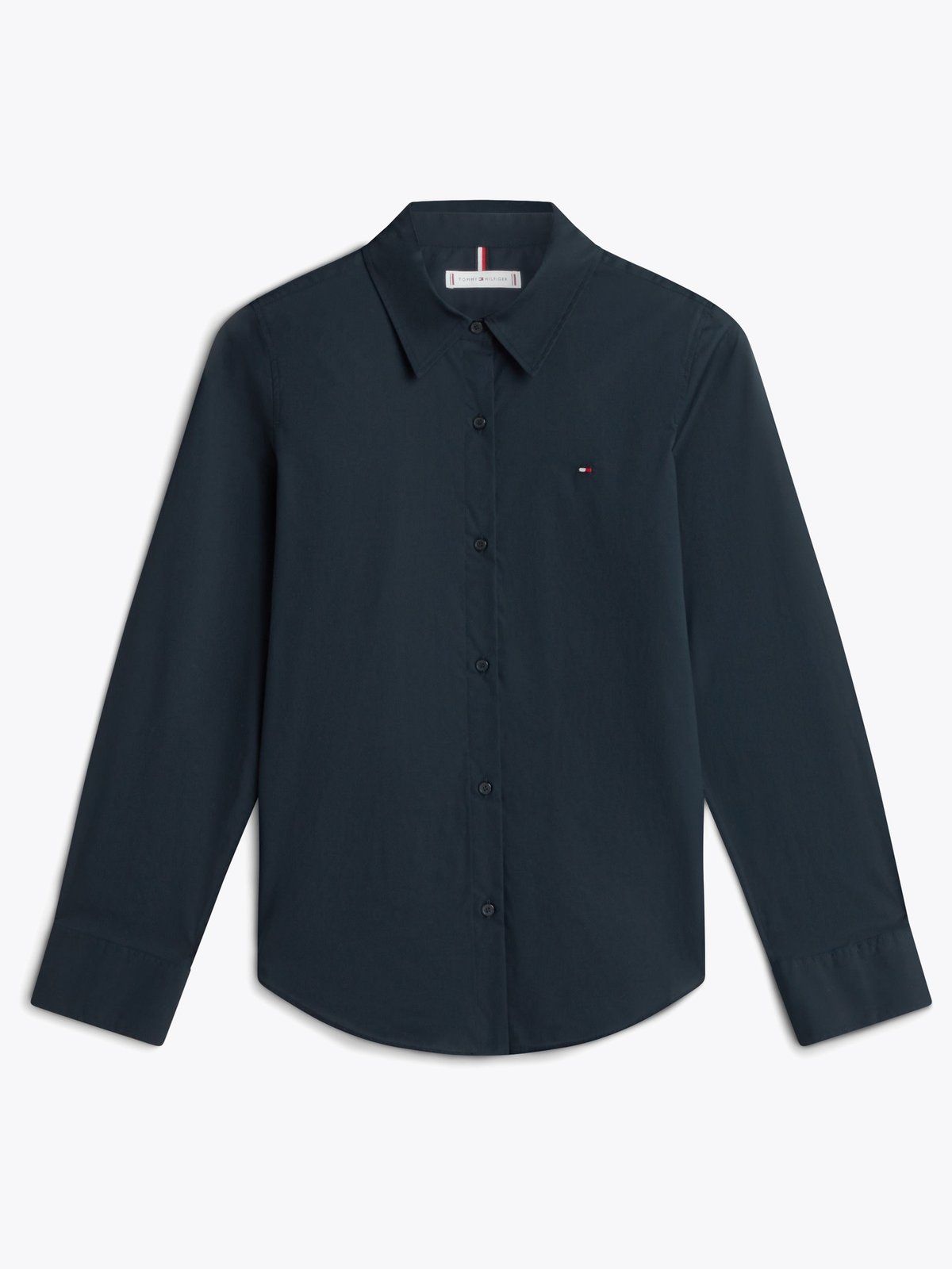 Tommy Hilfiger Stretch Regular Long Sleeve Shirt Blå