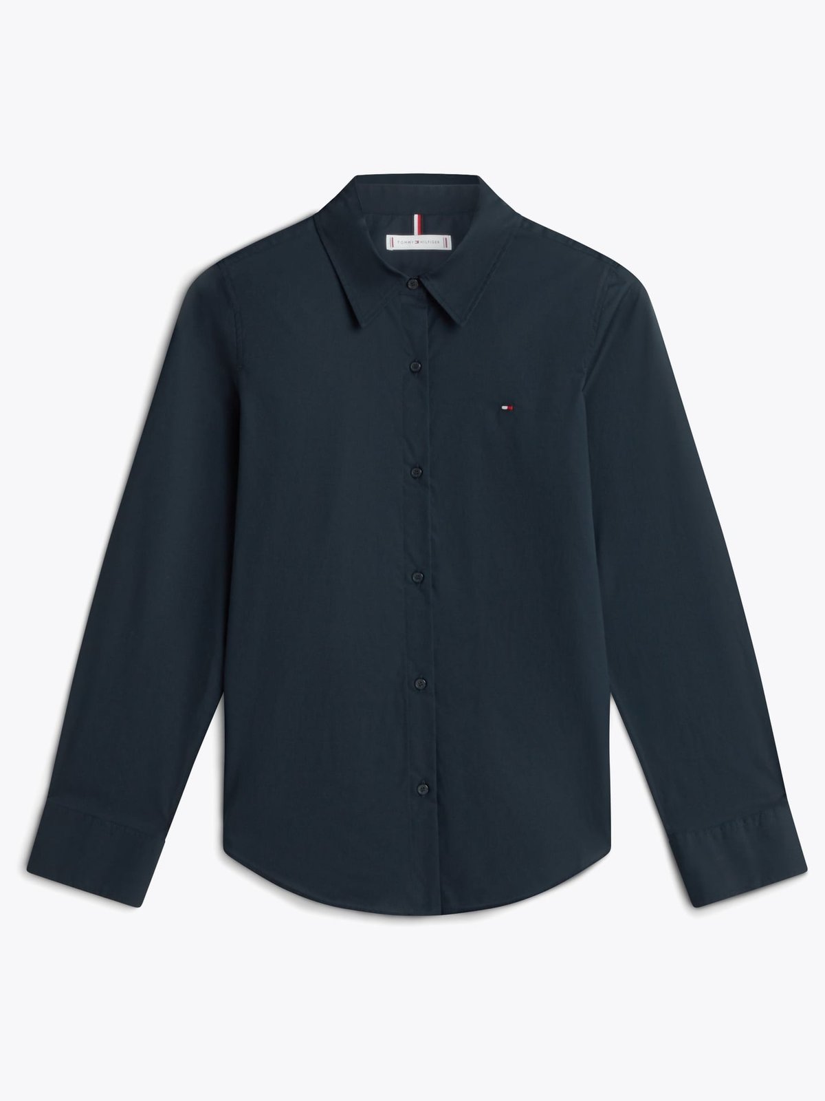 Tommy Hilfiger Stretch Regular Long Sleeve Shirt Blå