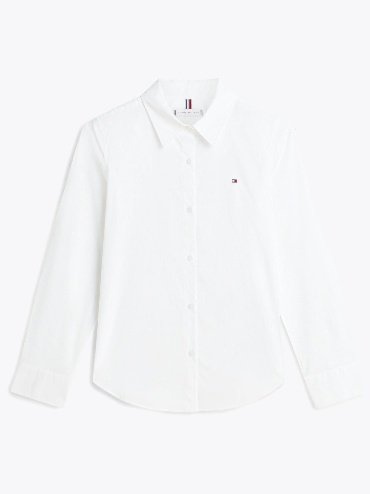 Tommy Hilfiger Stretch Regular Long Sleeve Shirt Hvit