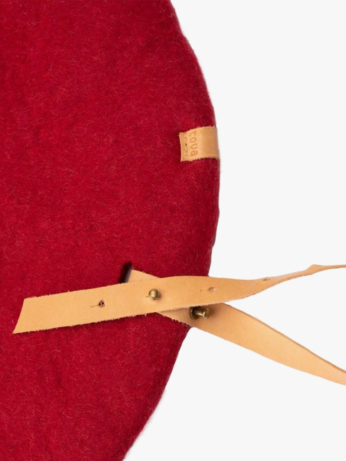 Tova Sitting Pad Warm Red