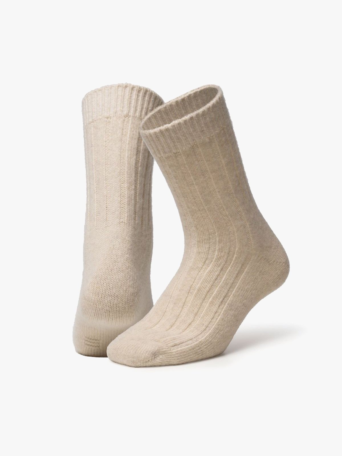 Tova Oims Mongolian Wool Sock Natural White