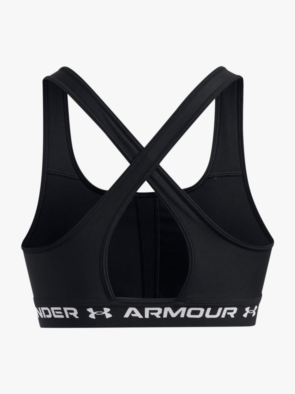 Under Armour Crossback Mid Bra Black / White